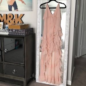 Venus Chiffon, blush evening dress